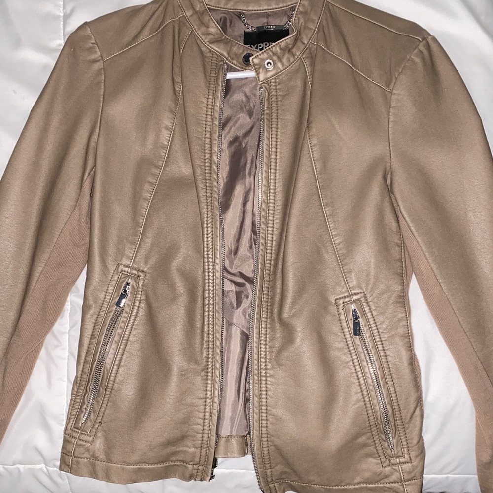 Express leather jacket